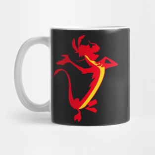 Red Lizard Mug